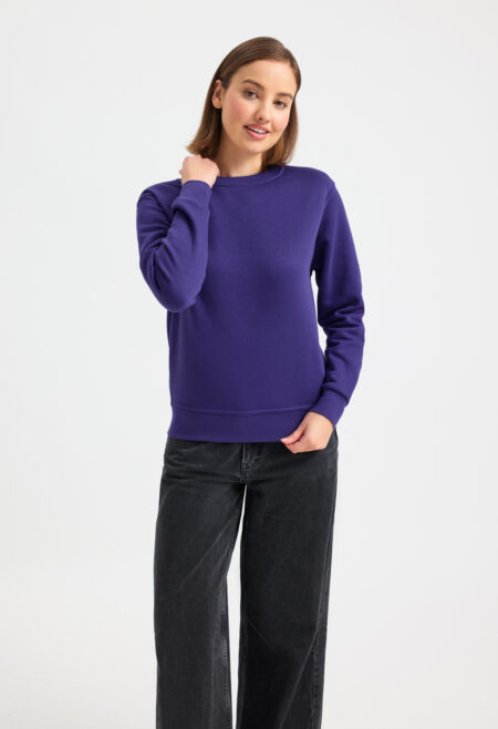 Ladies Deluxe Crew Neck Sweatshirt